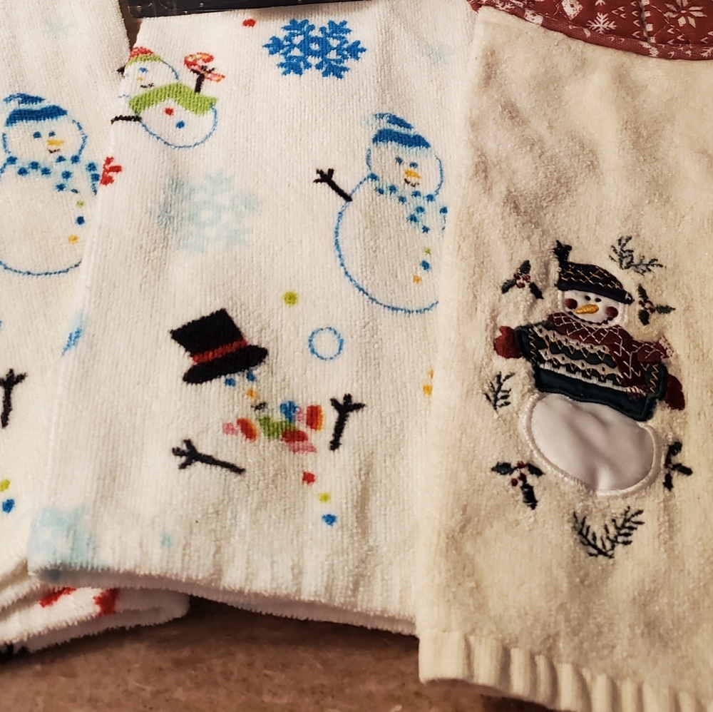 Snowman Hand towels